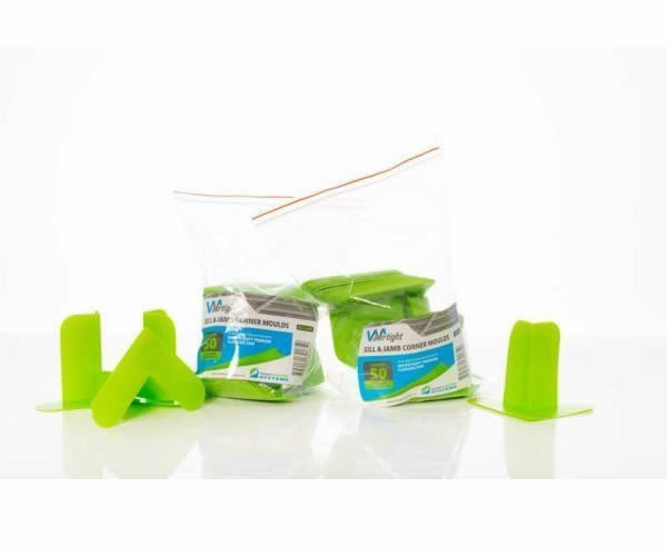 Watertight Sill & Jamb Corner Moulds (50 Units of One Pack) - Techno Wrapping System