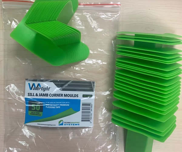 Watertight Sill & Jamb Corner Moulds (50 Units of One Pack) - Techno Wrapping System
